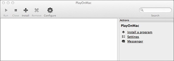 PlayOnMac主視窗