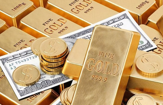 美元指數尾盤下跌，現貨黃金小幅上升